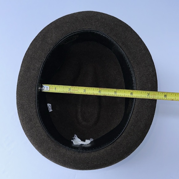 BORSALINO Grand Prix Paris 1900 Italian Vintage Fur Felt Mens Fedora Hat - Picture 9 of 13